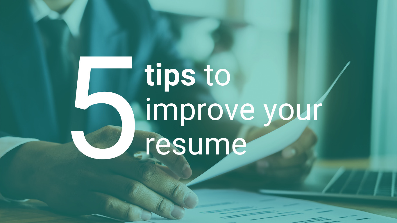 tips to improve your resume